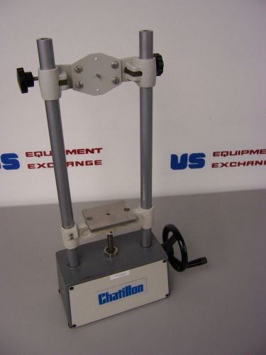 6702 CHATILLON MANUAL PULL TESTER STAND BENCH TOP UNIT 250 LB MAX TRAVEL 5&#034;