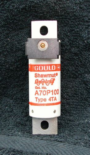 A70P100 4TA Semiconductor fuse  Gould Shawmut  Lot of 4