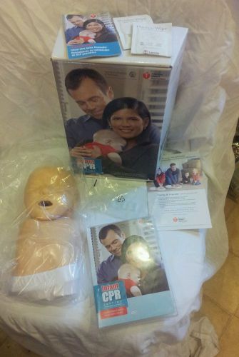 Infant CPR inflatable baby new in box DVD