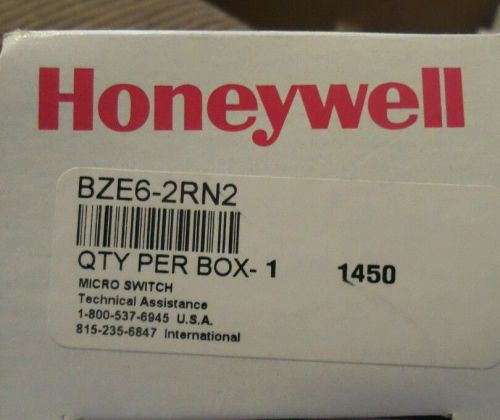 Honeywell micro switch BZE6-2RN2 1450
