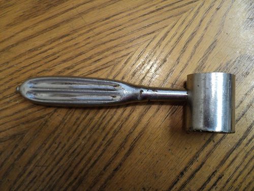 Vintage supreme veterinarian ? bone dental hammer mallet tool  7-1/4&#034;   modified for sale