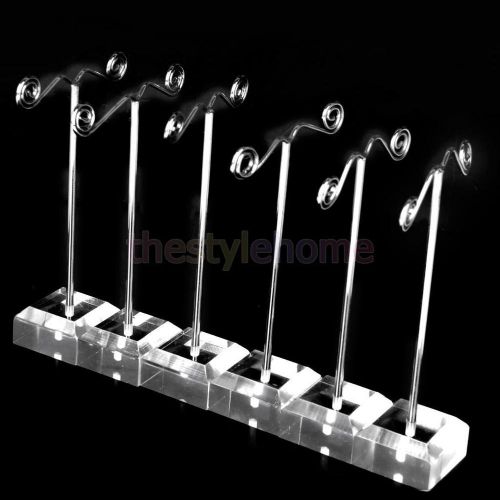 10pcs Metal/Acrylic Base Earring Jewelry Display Stands