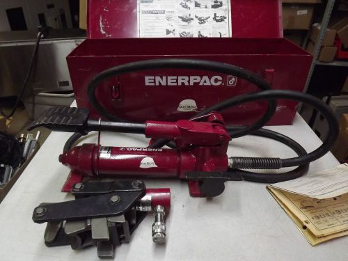 ENERPAC Hydraulic Cable Bender CB200 Head, EHF65 Foot Pump and Storage box. NEW