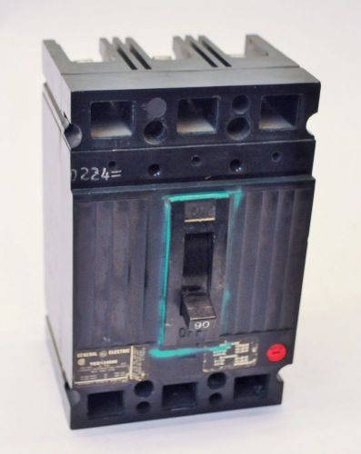 GE General Electric TED134090 Circuit Breaker 3POLE 90AMP 480VAC Type TED
