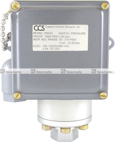 CCS 605G3 Non-Hazardous Areas Adjustable Pressure Switch