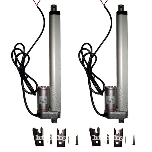2 Dual Linear Actuator 10&#039;&#039; Stroke 220lbs Max Load 100KG Electric 12V Motor Lift