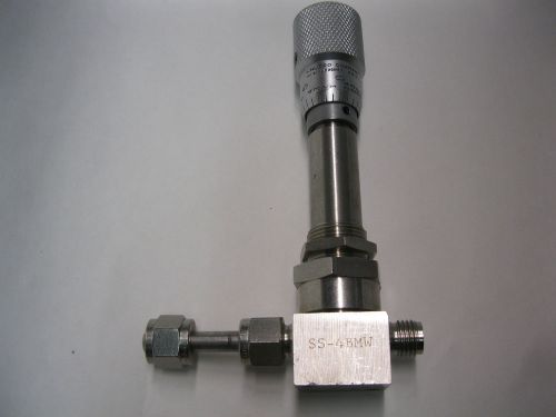 NuPro Stainless Steel SS-4BMW Metering Bellows Valve