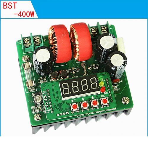Digital-controlled 400W 10A constant voltage constant current DC boost Converter