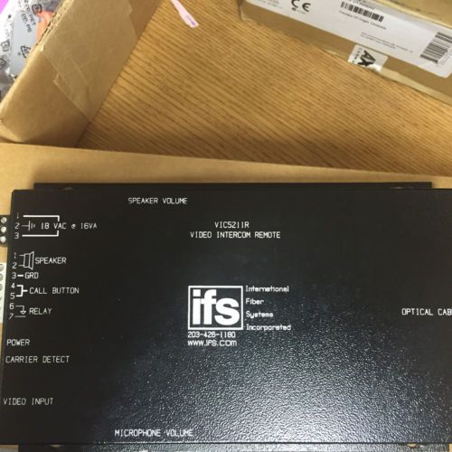 IFS International Fiber Systems Video Intercom Remote VIC5211R