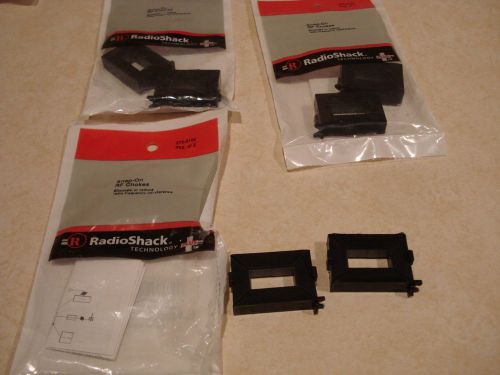 Snap On RF Chokes Filter 3 Packs NEW RadioShack 273-0104