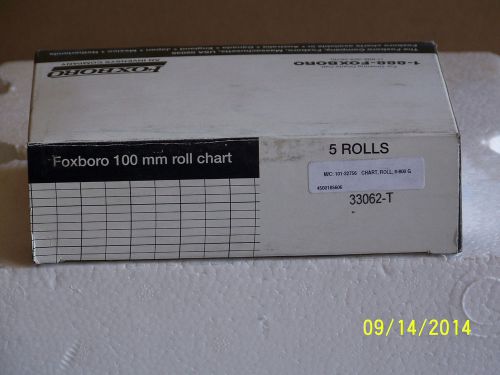 5 Rolls FoxBoro Recording Chart Papar 33062-T