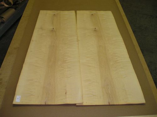 Birdseye Mineral Maple Wood Veneer. 14 x 41, 8 Sheets.