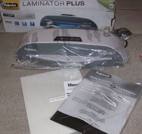 Fellowes Cosmic 2 95 Personal Laminator with Pouch Starter Kit, 9.5-Inch