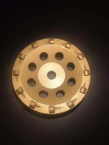 5 Inch PCD  12 SEG Cup Wheel for concrete Bore 5/8&#034;-11  Auction