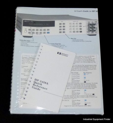 HP A User&#039;s Guide to the HP 3458A