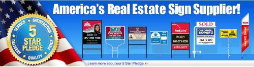 Custom Real Estate Signs, Approx 18&#034; x 24&#034; - Cheapest price on ebay