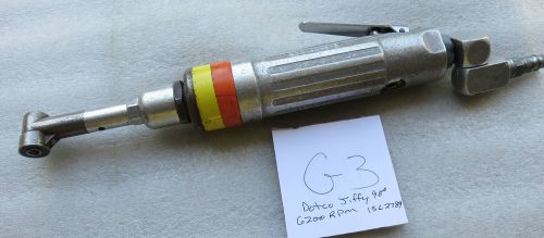 G3- DOTCO Pneumatic Air DRILL 6200 RPM 90 DEGREE Angle 1/4&#034; Thread Jiffy Head