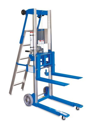 Genie Lift, GL 8, with Ladder, Heavy-Duty Aluminum Manual Lift, 400 lbs cap.