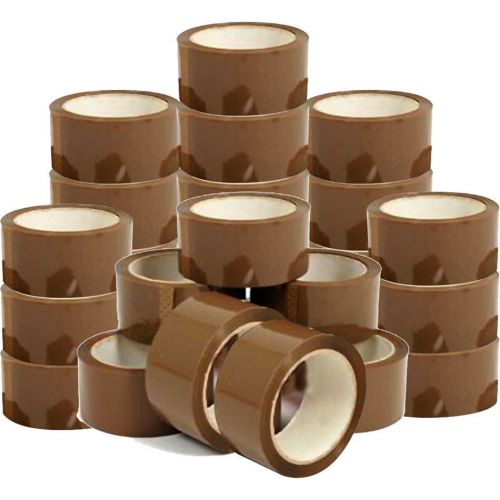 1 X Roll Brown Tan Packaging Packing Shipping Self AdhesiveTape 3 Inch 100 Mtr