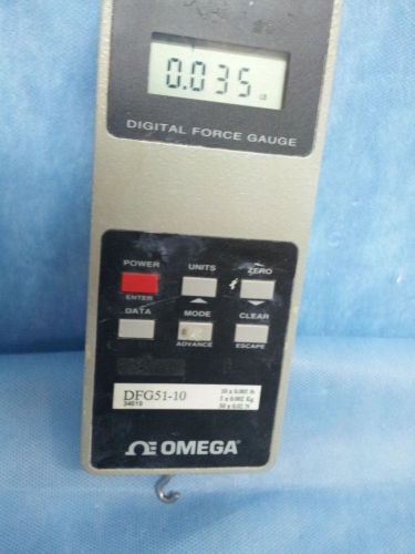 Omega Digital Force Gauge DFG51-10 10 X 0.005 LBt