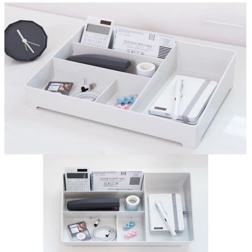 Simple Home/Office Stationery Desk Organizers Box Office Supplies Tray Storage
