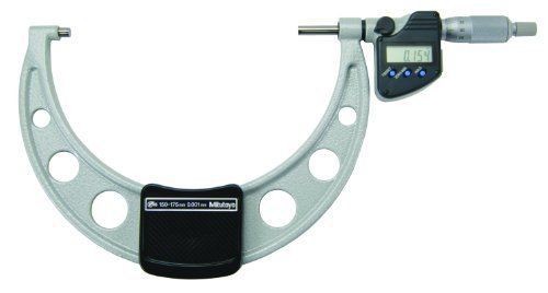 Mitutoyo - 293-252-10 Coolant Proof LCD Micrometer, Ratchet Stop, 150-175mm