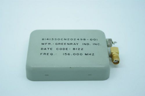 GREENRAY Radio Microwave RF Quartz Oscillator 156MHz  SMA  TESTED