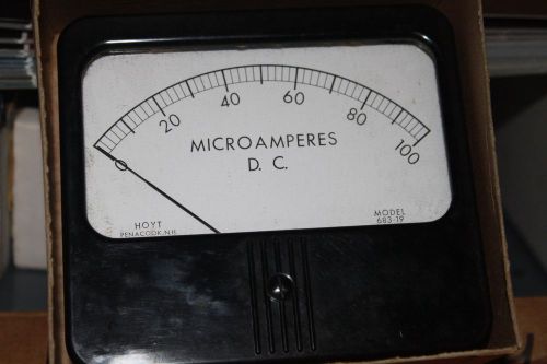 DC MICROAMMETER 0-100 microamperes