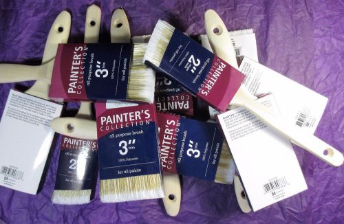 10 PAINTERS COLLECTION ALL PURPOSE BRUSH POLYESTER FOR ALL PAINT TRIM LATEX OIL