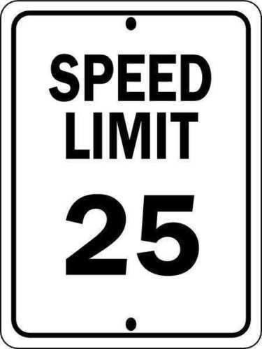 Zing 2224 traffic sign, 24 x 18in, bk/wht, sp lim 25 new !!! for sale