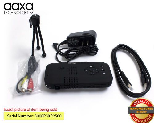 AAXA P3X - Portable, Pocket Sized Projector w/ HDMI Input (Refurbished)