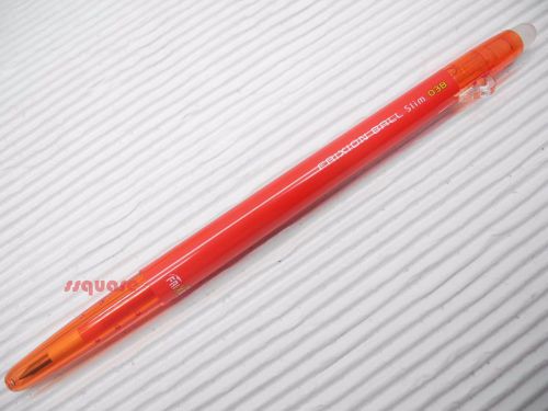 2 x pilot frixion ball slim 0.38mm erasable rollerball gel ink pen, red for sale