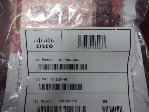 NEW Cisco X2-10gb-sr  nib  version 6