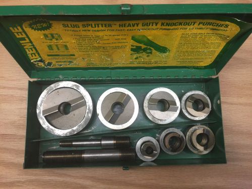 Greenlee Stainless Slugbuster Punches