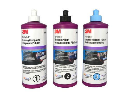 3m perfect-it 12oz buffing &amp; polishing compound 39060, 39061, 39062 for sale