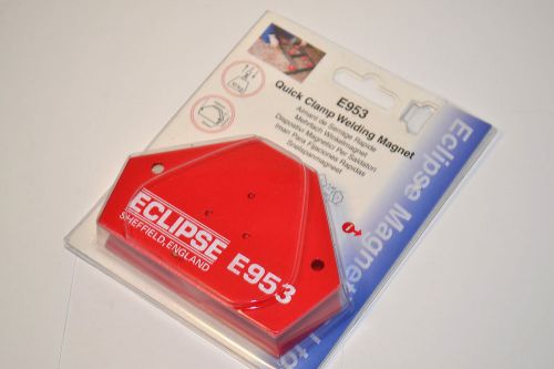 NOS Eclipse UK Fabricators Welders E953 Quick CLAMP WELDING Magnet #033B