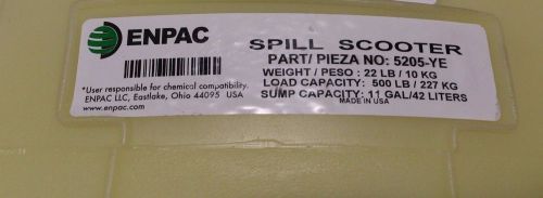 Enpac #5205-YE Spill Scooter Mobile Drum Containment Dolly 34-1/2&#034; Diameter