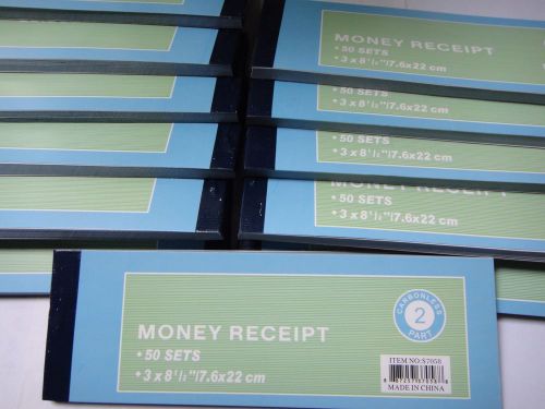 50X-Carbonless Cash Money Rent receipt record book 2 part 50 set duplicate copy