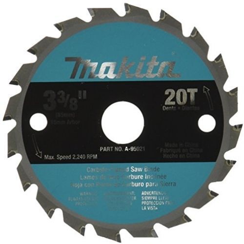 Makita A-95021 3-3/8-Inch T.C.T. Saw Blade For Wood