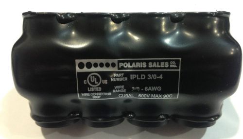 Nsi polaris ipld 3/0-4 four port wire connector cu9al 90c 600v for sale