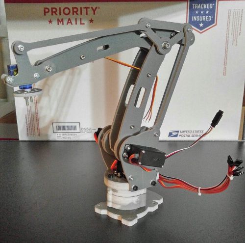 DIY 4-Axis Servos Control Palletizing Robot Arm Model for Arduino UNO MEGA2560