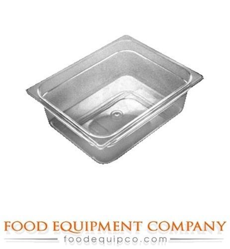 Rubbermaid FG206P00AMBR Plastic Food Pan Hot Food Pan 1/6 size 2-1/2 qt. -...