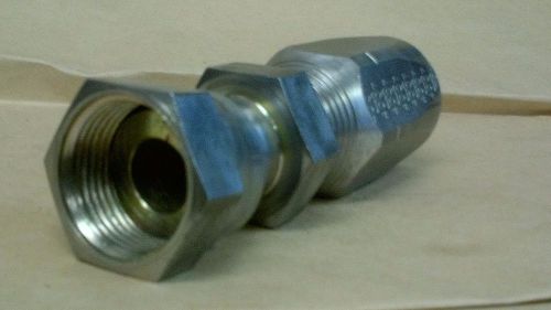 Aeroquip reusable hose fitting female ors swivel 3/8&#034; x 3/8&#034; (-6) hose 100r2 for sale