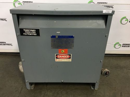 45 kva dry type isolation transformer  hv 480 delta lv 480y/277 square d 45t76h for sale