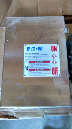 Cutler hammer eaton dh361uwk 30amp 600v disconnect safety switch nema 4 4x for sale