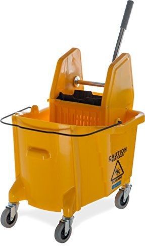 Carlisle 3690504 flo-pac mop bucket with down press wringer, polyethylene, for sale