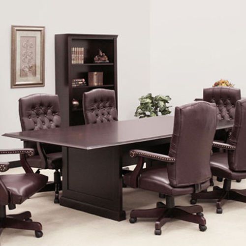 Traditional boardroom table and chairs set 8 - 24 ft conference room with 10 12 for sale