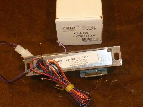 FA/HES 310-1-NFS-24D-LCBMA, Door strike with latch switch, 310-2-630, 24vdc