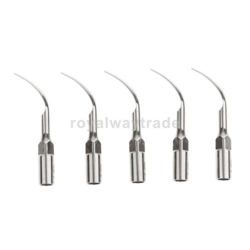 5 stainless steel dental scaling scaler tips g1 for ems woodpecker headpiece for sale