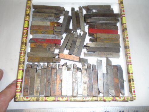 MACHINIST TOOL LATHE MILL Machinist Lot of Lathe Cutting Tool Bits for Tool Post